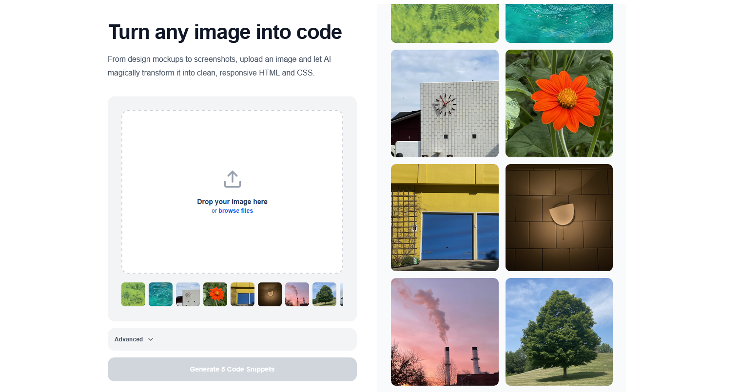 Image2HTML Converter