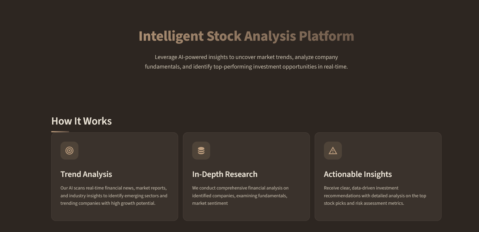 StockPicker Interface